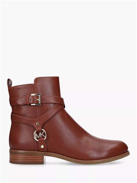 michael kors tan ankle boots